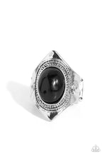 Load image into Gallery viewer, Paparazzi “Safari Sightseer” Black Stretch Ring - Paparazzi Accessories
