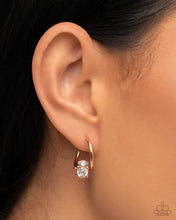 Load image into Gallery viewer, Paparazzi “Luminescent Lighthouse” Gold Hoops - Paparazzi Accessories

