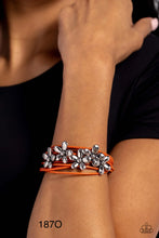 Load image into Gallery viewer, Paparazzi “Here Comes the BLOOM” Orange Magnetic Bracelet
