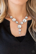 Load image into Gallery viewer, Paparazzi &quot;Legendary Luster&quot; White Necklace Earring Set

