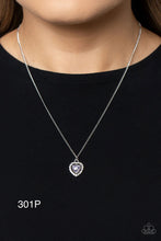 Load image into Gallery viewer, Paparazzi “Day of Love” Purple Necklace Earring Set
