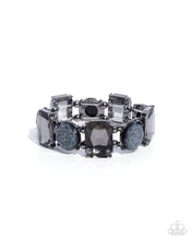 Load image into Gallery viewer, Paparazzi “Cloudy Conversation” Black Stretch Bracelet
