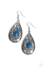 Load image into Gallery viewer, Paparazzi “Two PERENNIALS in a Pod” Blue Dangle Earring
