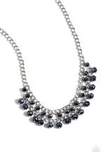 Load image into Gallery viewer, Paparazzi “Urban Palace” Blue Necklace Earring Set
