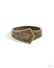 Load image into Gallery viewer, “Order of the Arrow” Brass Hinge Bracelet - Paparazzi Accessories
