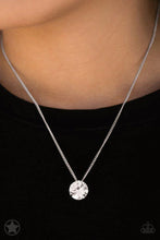Load image into Gallery viewer, Paparazzi “What A Gem” White Necklace Earring Set
