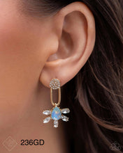 Load image into Gallery viewer, Paparazzi “Heirloom Headline” Gold Post Earrings
