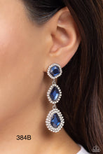 Load image into Gallery viewer, Paparazzi “Prove Your ROYALTY” Blue Dangle Earrings
