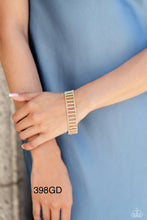 Load image into Gallery viewer, Paparazzi “Elusive Elegance” Gold Clasp Bracelet
