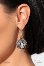 Load image into Gallery viewer, Paparazzi “The Raven” Zi Collection White Necklace Earring Set
