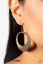 Load image into Gallery viewer, Paparazzi “Downtown Jungle” Brass Dangle Earrings
