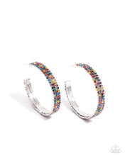 Load image into Gallery viewer, Paparazzi “Stacked Symmetry” Multi Hoop Earrings
