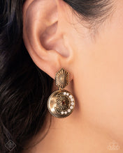 Load image into Gallery viewer, Paparazzi “Eclectic Energy” Gold Post Earrings - Paparazzi Accessories
