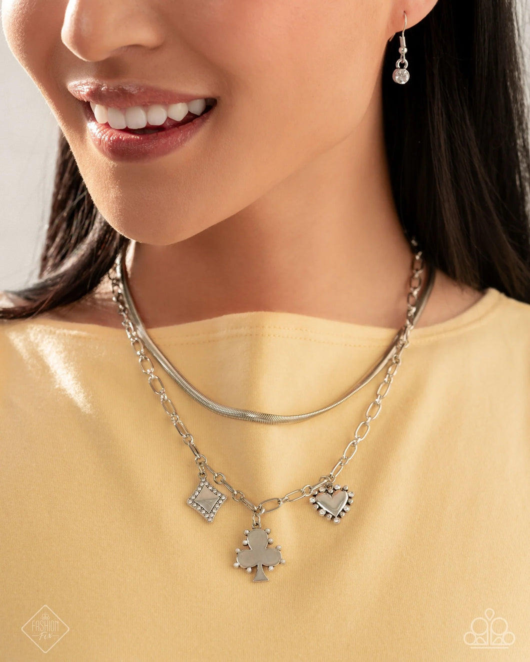 Sentimental Sunset White Necklace