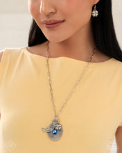 Load image into Gallery viewer, Paparazzi “Stirring Season” Blue Necklace Earring Set - Paparazzi Accessories

