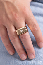 Load image into Gallery viewer, Cant Wait To Be King Gold Stretch Ring -
