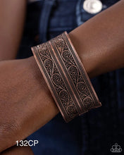 Load image into Gallery viewer, Paparazzi “Eclectic European” Copper Hinged Bracelet
