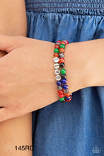 Load image into Gallery viewer, Paparazzi “BEAD That As It May” Red Stretch Bracelet

