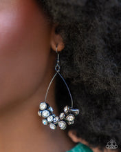 Load image into Gallery viewer, Paparazzi “Couragous Chandelier” Black Earrings
