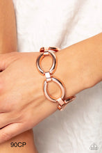 Load image into Gallery viewer, Paparazzi “Constructed Chic” Copper Clasp Bracelet
