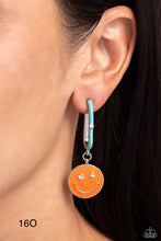 Load image into Gallery viewer, “Personable Pizzazz” Orange Hoop Earrings - Paparazzi
