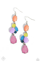 Load image into Gallery viewer, Paparazzi “Mystifying Matinee” Multi Dangle Earrings - Cindysblingboutique
