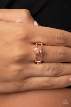 Load image into Gallery viewer, Paparazzi “Embraceable Elegance” Copper Stretch Ring
