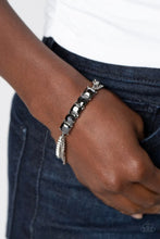 Load image into Gallery viewer, “Tyrant Treasure” Silver Clasp Bracelet - Paparazzi
