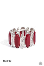Load image into Gallery viewer, Paparazzi “Saturated Sparkle” Red Stretch Bracelet
