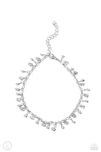 Load image into Gallery viewer, Paparazzi “Sprinkled Selection“ White Anklet - Paparazzi Accessories
