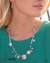 Load image into Gallery viewer, “Refreshing Riot” Blue Necklace Earring Set - Paparazzi Accessories
