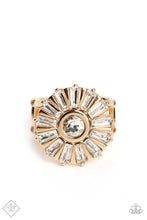 Load image into Gallery viewer, Paparazzi “High Society Haute” Gold Ring
