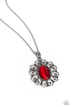 Load image into Gallery viewer, Paparazzi “Sentimental Sabbatical” Red Necklace Earring Set
