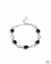 Load image into Gallery viewer, Timelessly Teary Black Bracelet
