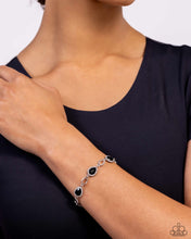 Load image into Gallery viewer, Timelessly Teary Black Bracelet
