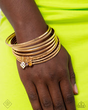 Load image into Gallery viewer, “Fixed Fashion” Gold Bangle Bracelet Set - Paparazzi
