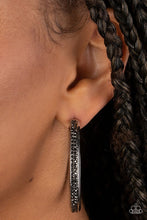 Load image into Gallery viewer, Paparazzi “Flash Freeze” Silver Hoop Earrings - Paparazzi Accessories
