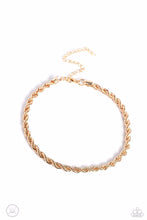 Load image into Gallery viewer, Paparazzi “Never Lose ROPE“ Gold Choker Necklace
