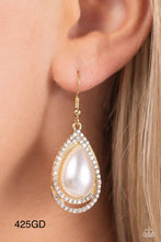 Load image into Gallery viewer, Paparazzi “Effortless Elegance” Gold Dangle Earrings Earring
