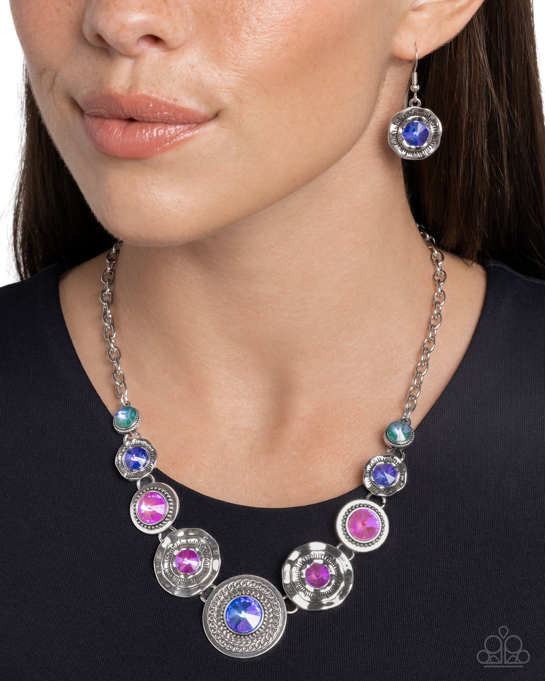 Vintage “Treasure Chest Couture” Multi Necklace Earring Set - Paparazzi Accessories