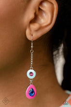 Load image into Gallery viewer, Paparazzi “Colorblock Canvas” Dangle Earrings - Cindysblingboutique
