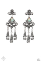 Load image into Gallery viewer, Paparazzi “Revered Rustic” Blue Post Earrings

