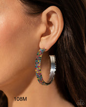 Load image into Gallery viewer, Paparazzi “Stacked Symmetry” Multi Hoop Earrings
