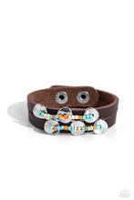 Load image into Gallery viewer, Paparazzi “Social Sashay” Blue Leather Bracelet - Paparazzi Accessories
