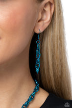 Load image into Gallery viewer, Paparazzi “Modern Matchup” Blue Necklace Earring Set
