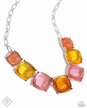 Load image into Gallery viewer, Paparazzi “Reflective Range” Pink Necklace Earring Set
