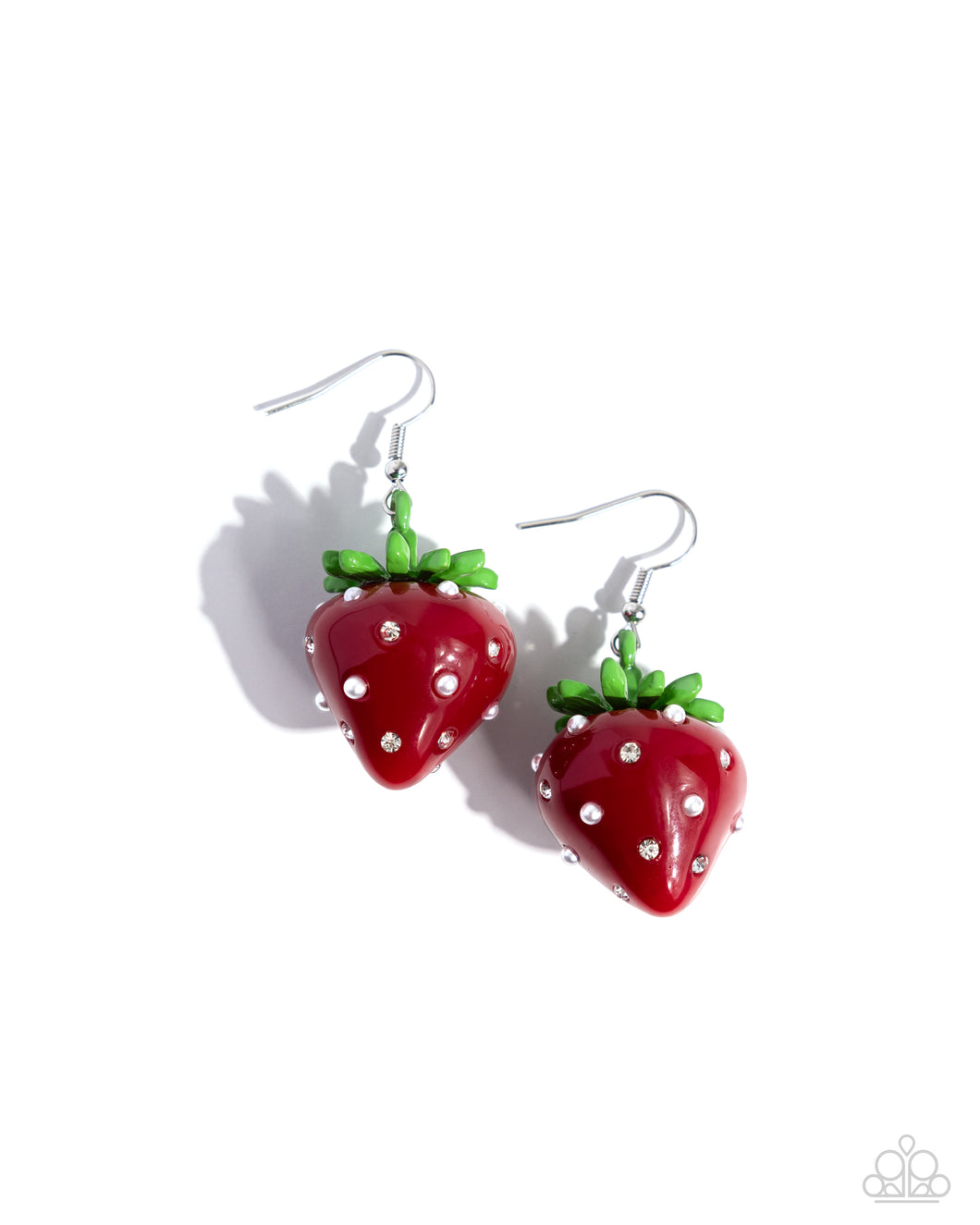 Strawberry Sentiment Red Earrings