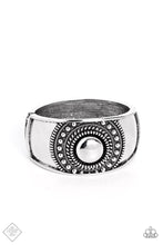 Load image into Gallery viewer, Paparazzi “Gorgeous Gypsy” Silver Hinge Bracelet - Cindysblingboutique
