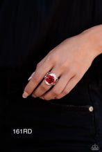 Load image into Gallery viewer, Paparazzi - “ROSE to My Heart” Red Stretch Ring
