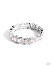 Load image into Gallery viewer, “Gasp-Worthy Glitter” Pink Stretch Bracelet - Paparazzi Accessories
